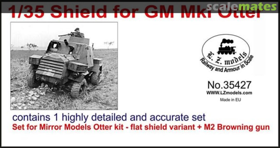 Boxart Shield for GM MkI Otter 35427 L.Z. Models