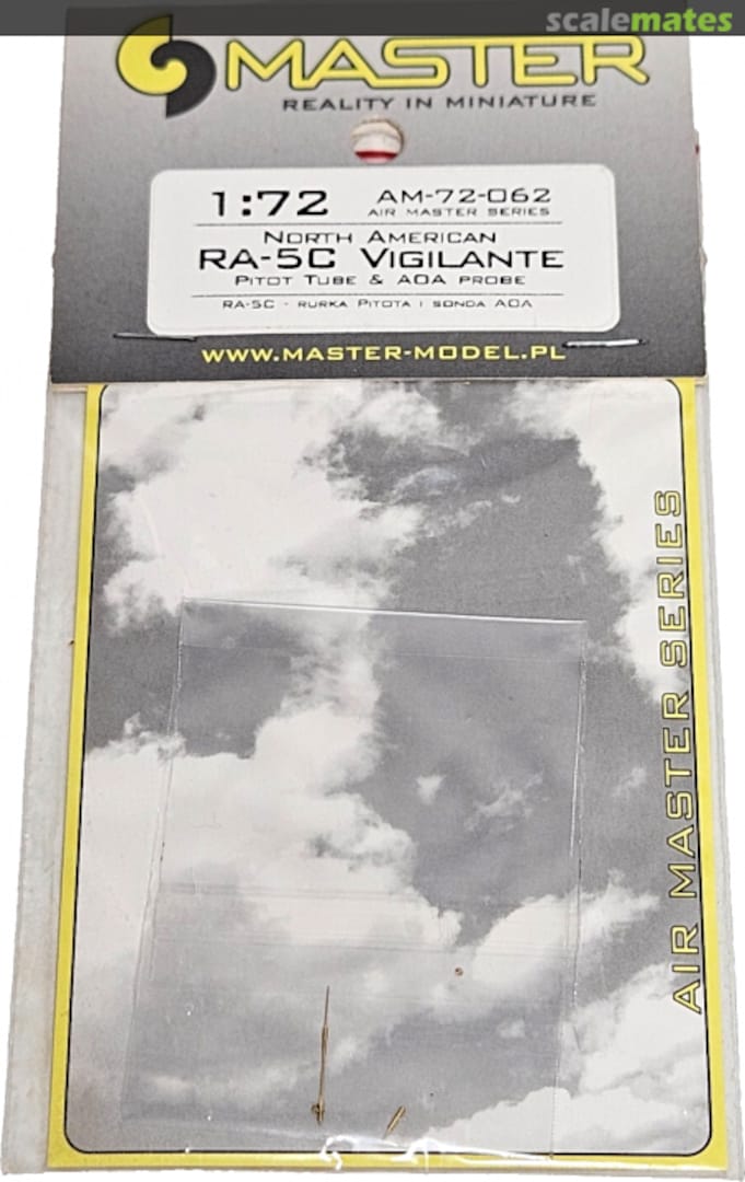 Boxart North American RA-5C - Vigilante - Pitot Tube & Angle Of Attack probe AM-72-062 Master Boxart North American RA-5C - Vigilante - Pitot Tube & Angle Of Attack probe AM-72-062 Master