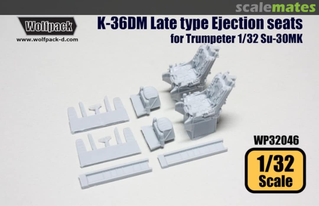 Boxart K-36DM Ejection seats for Su-30MK (2 pcs) WP32046 Wolfpack Boxart K-36DM Ejection seats for Su-30MK (2 pcs) WP32046 Wolfpack