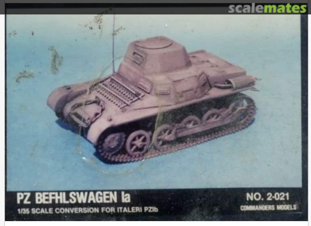 Boxart Pz Befhlswagen la Conversion 2-021 Commander Series Models Boxart Pz Befhlswagen la Conversion 2-021 Commander Series Models