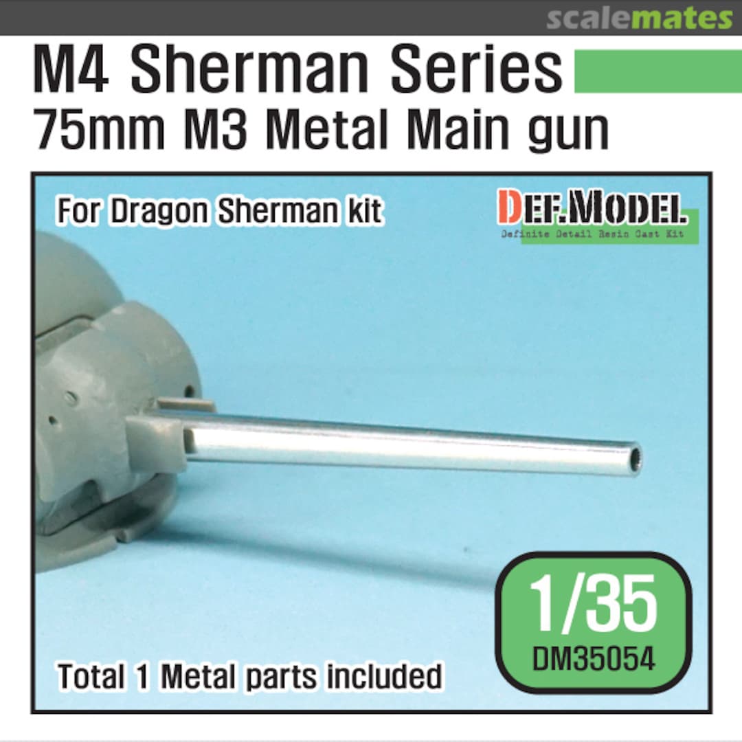 Boxart US M4 Sherman 75mm M3 Metal Barrel Set (Dragon) DM35054 Def.Model Boxart US M4 Sherman 75mm M3 Metal Barrel Set (Dragon) DM35054 Def.Model