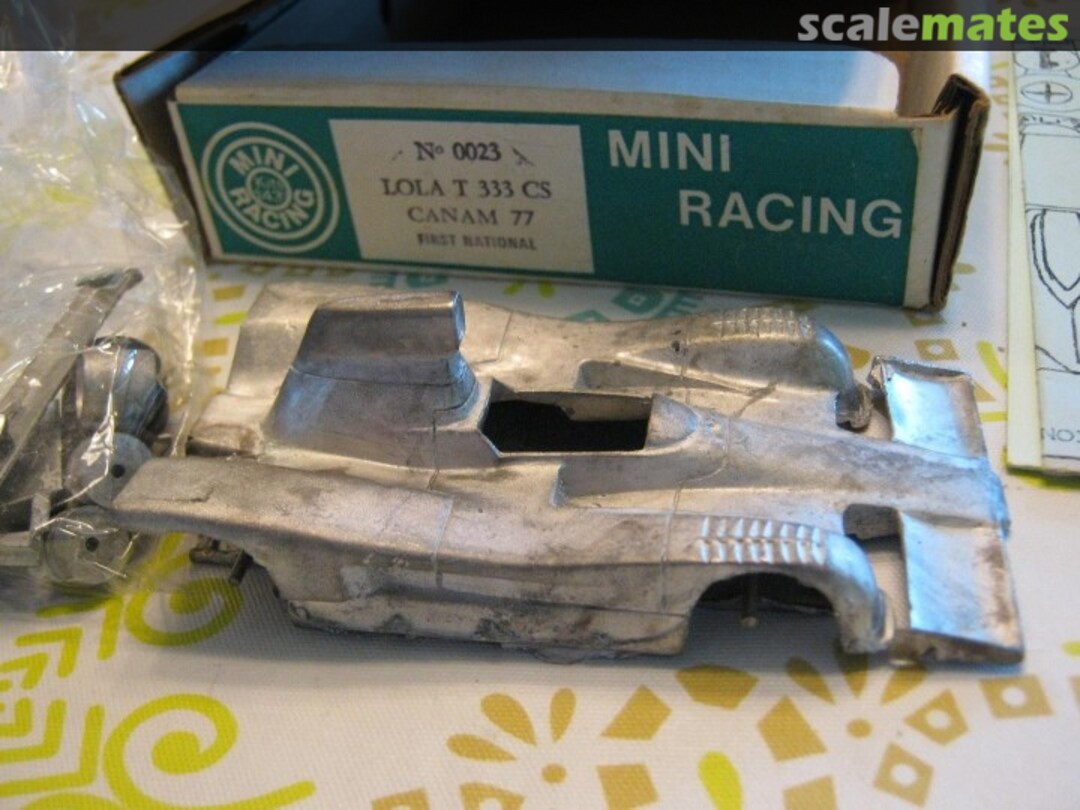 Boxart Lola T 333 CS "First National" 0023 Mini Racing Boxart Lola T 333 CS "First National" 0023 Mini Racing