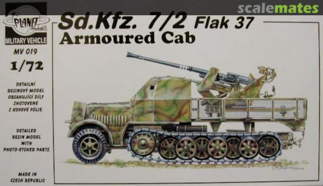 Boxart Sd.Kfz. 7/2 Flak 37 MV 019 Planet Models Boxart Sd.Kfz. 7/2 Flak 37 MV 019 Planet Models