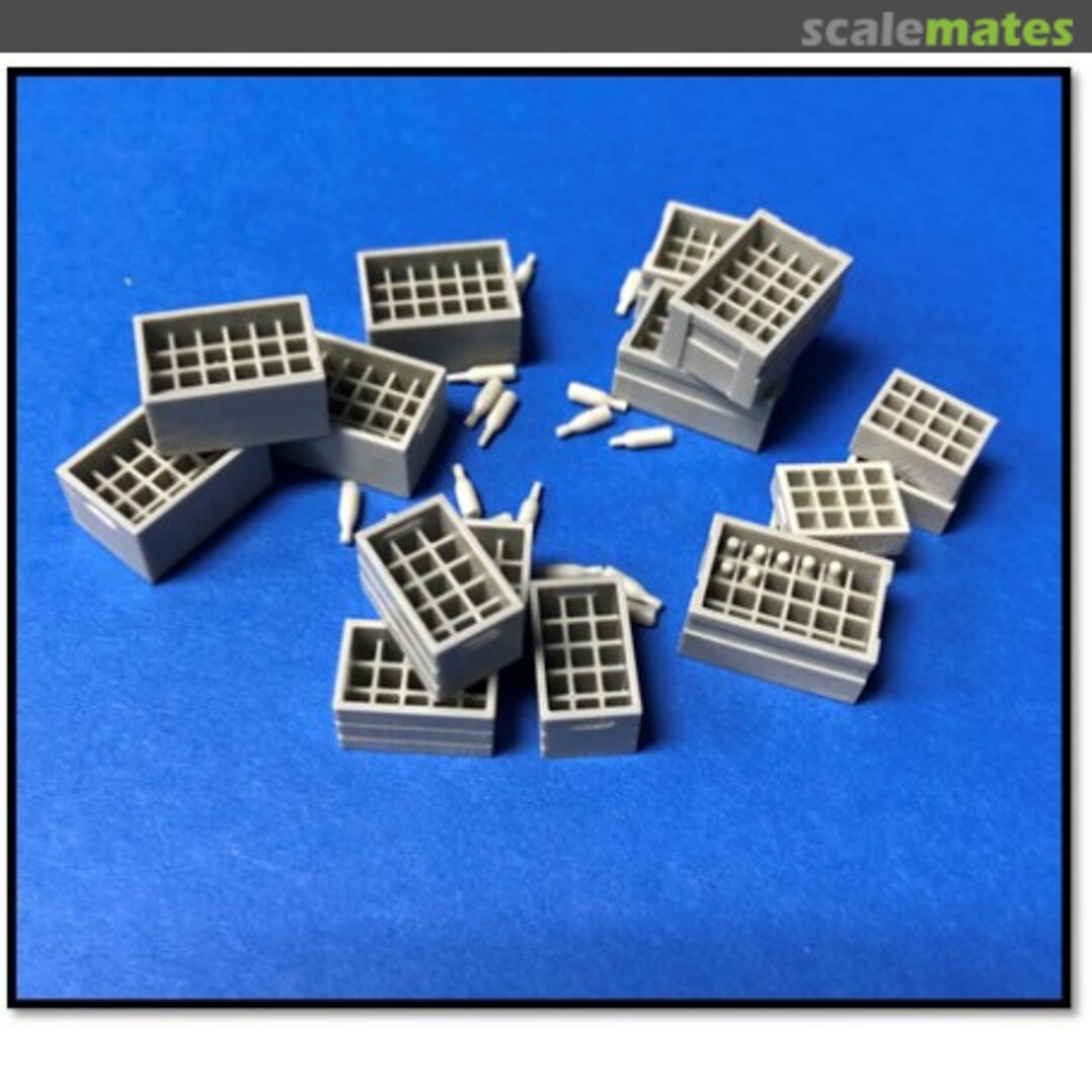 Boxart Resin beer bottles and crates SQAA48007 Squadron Boxart Resin beer bottles and crates SQAA48007 Squadron