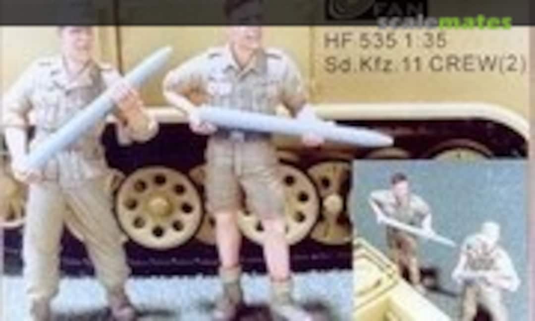 1:35 Sd. Kfz. 11 Crew (2) Afrikakorps (2 Fig.) (Hobby Fan HF535)