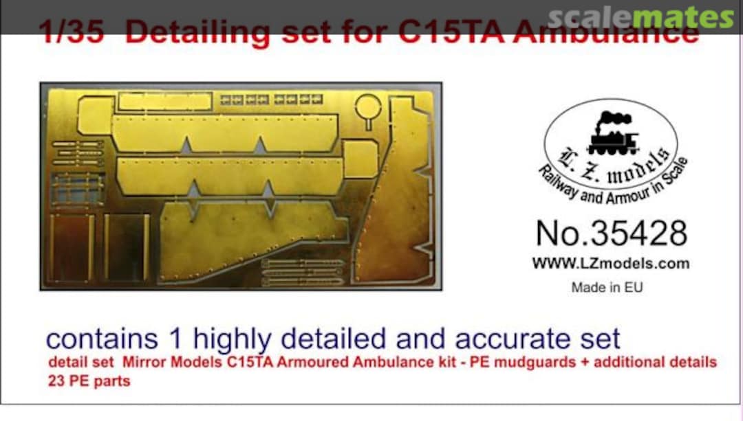Boxart Detailing set C15TA Armoured Ambulance 35428 L.Z. Models Boxart Detailing set C15TA Armoured Ambulance 35428 L.Z. Models