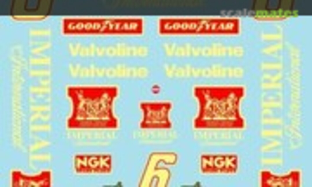 1:12 Lotus 78 Sponsorship Decal Red (for Tamiya) (Museum collection DC-457) DC-457