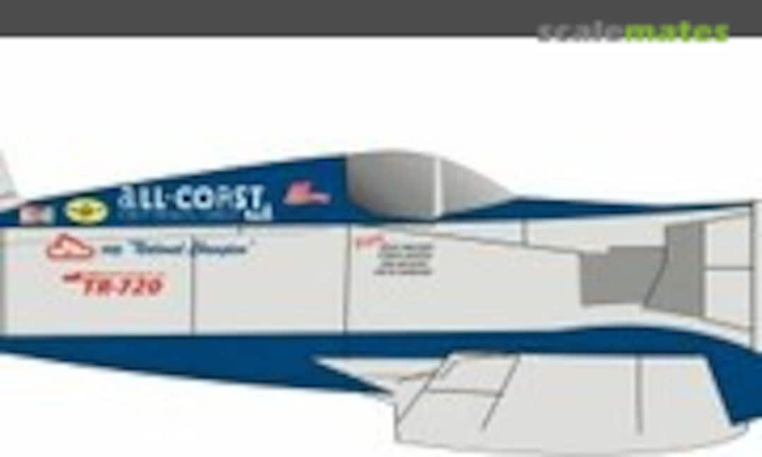 1:72 F2G #1 All Coast Super Corsair 2003 (Red Pegasus Decals 1redAC) 1redAC
