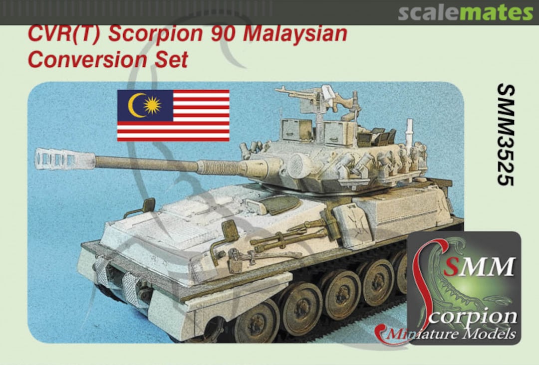 Boxart CVR(T) Scorpion 90 Malaysian Conversion Set SMM3525 Scorpion Miniature Models Boxart CVR(T) Scorpion 90 Malaysian Conversion Set SMM3525 Scorpion Miniature Models