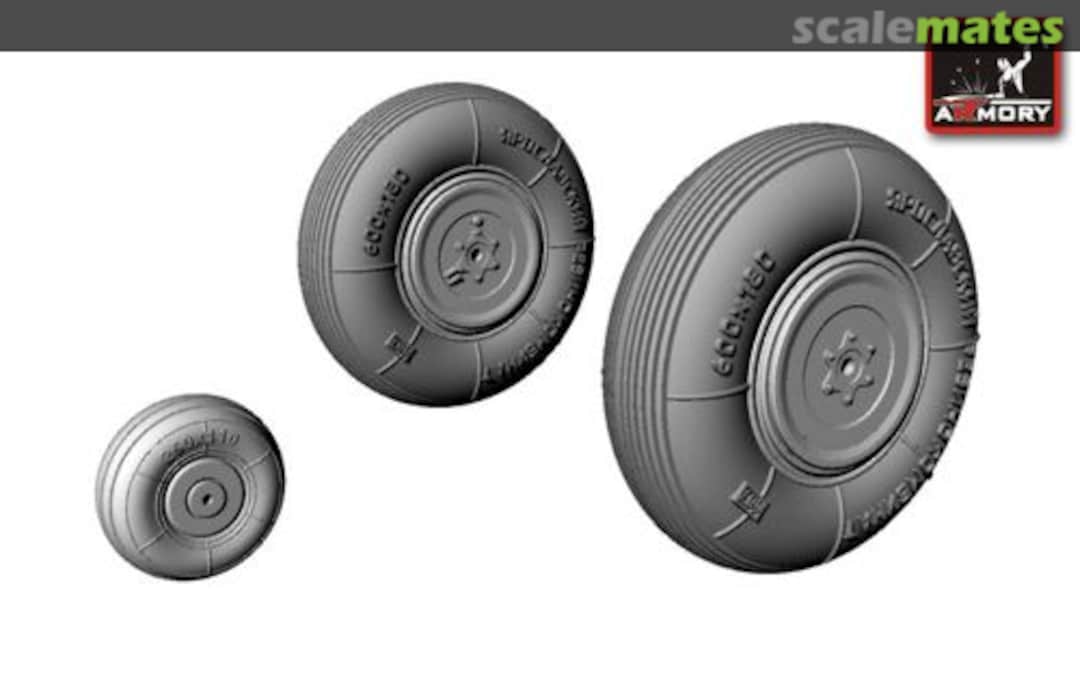 Boxart Yakovlev Yak-3 Wheels set AW72004 Armory Boxart Yakovlev Yak-3 Wheels set AW72004 Armory