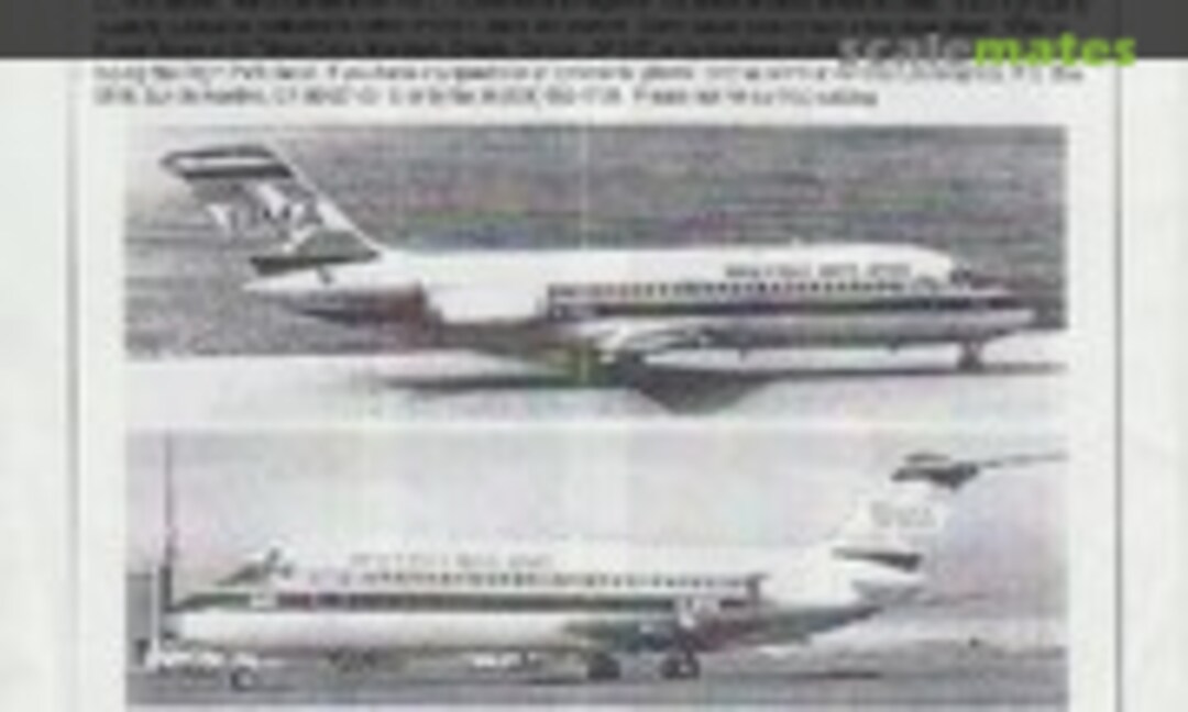 1:144 DC-9 10/30 Britsh Midland Old Colours (Flightpath Decals FP44-311) FP44-311