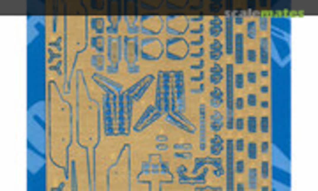 1:700 Illustrious-Class Aircraft Carrier Etching Parts Set (Aoshima 051054) 051054