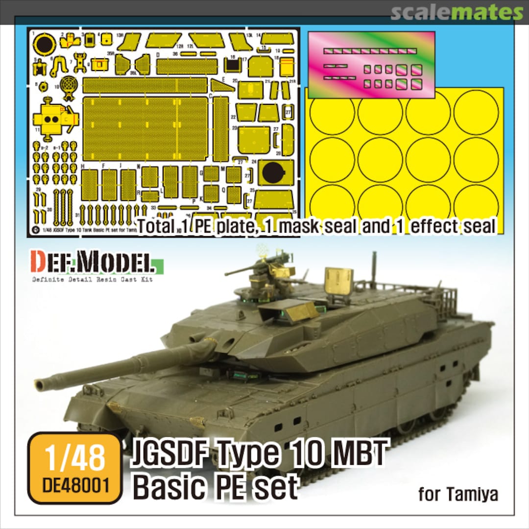 Boxart JGSDF Type 10 MBT Basic PE set DE48001 Def.Model Boxart JGSDF Type 10 MBT Basic PE set DE48001 Def.Model