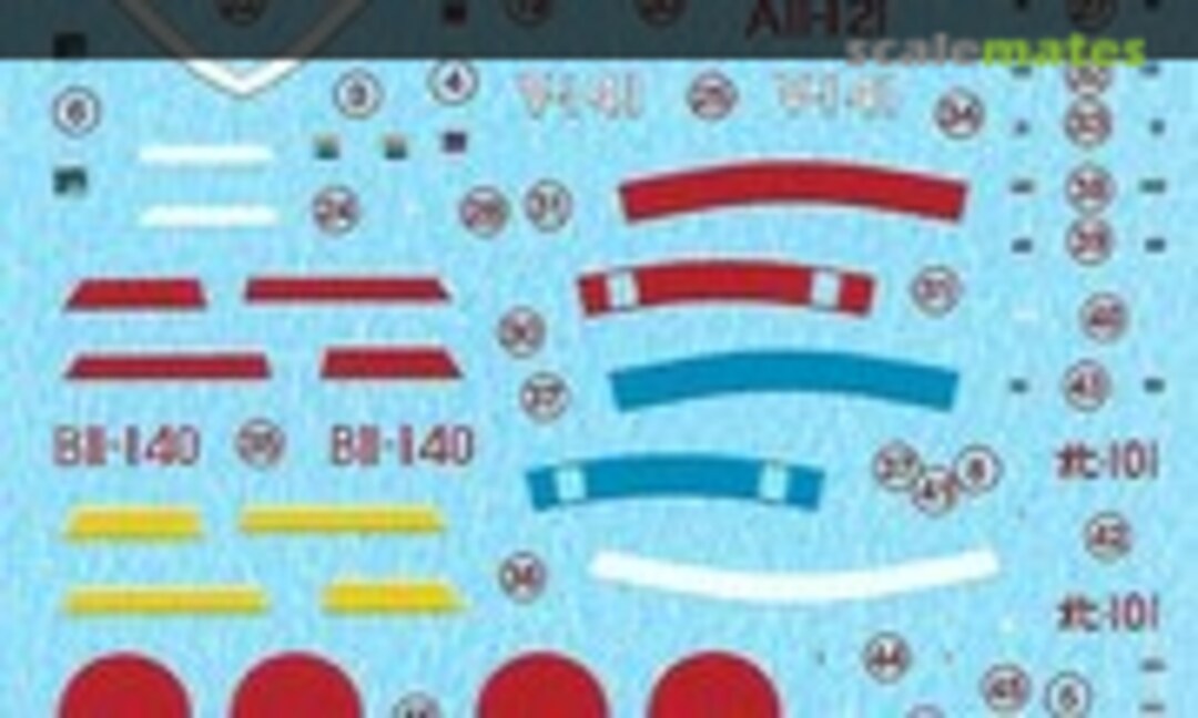 1:144 Mitsubishi ZERO A6M2 Model 21 (Berna Decals BD 144-13) BD 144-13