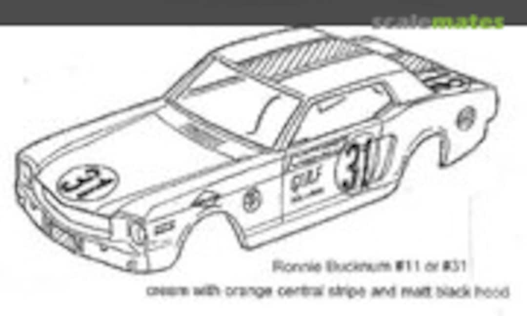 Ford Mustang &quot;Gulf&quot; (Scale Model Technical Service BO14C)