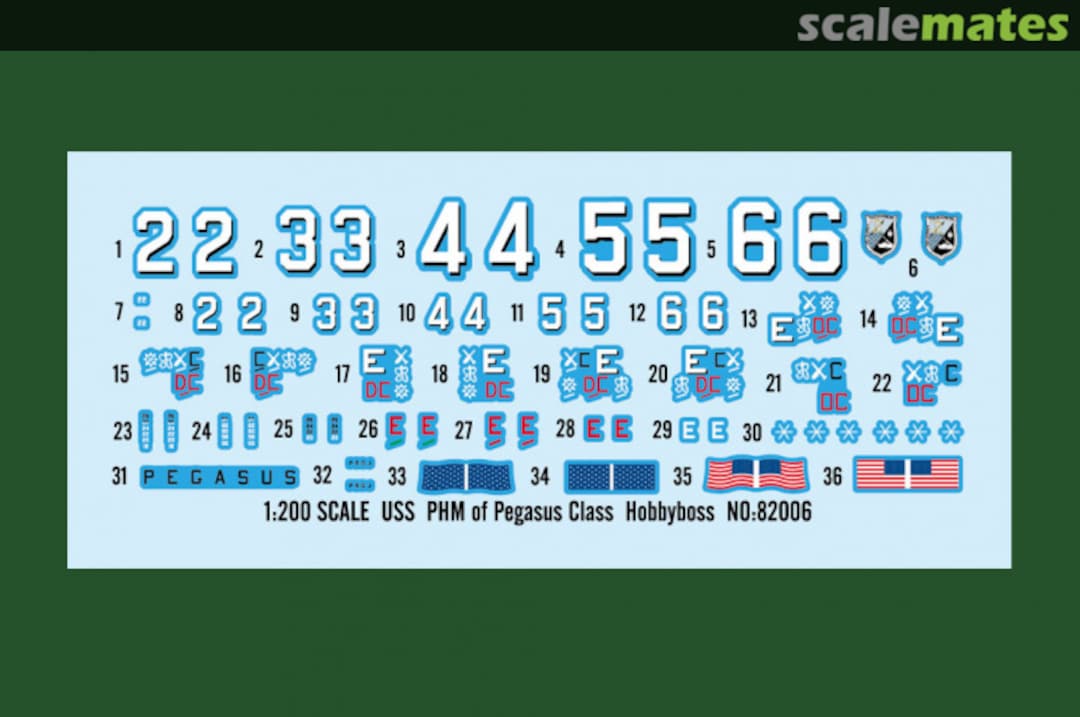 Contents USS PHM of Pegasus Class 82006 HobbyBoss Contents USS PHM of Pegasus Class 82006 HobbyBoss