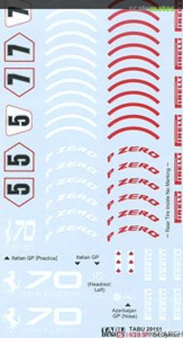 Boxart Ferrari SF70H Option (Decal) TABU20151 Tabu Design