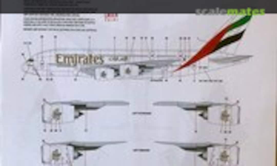 1:125 Emirates Airbus A380 (F-DCAL FD125-729) FD125-729