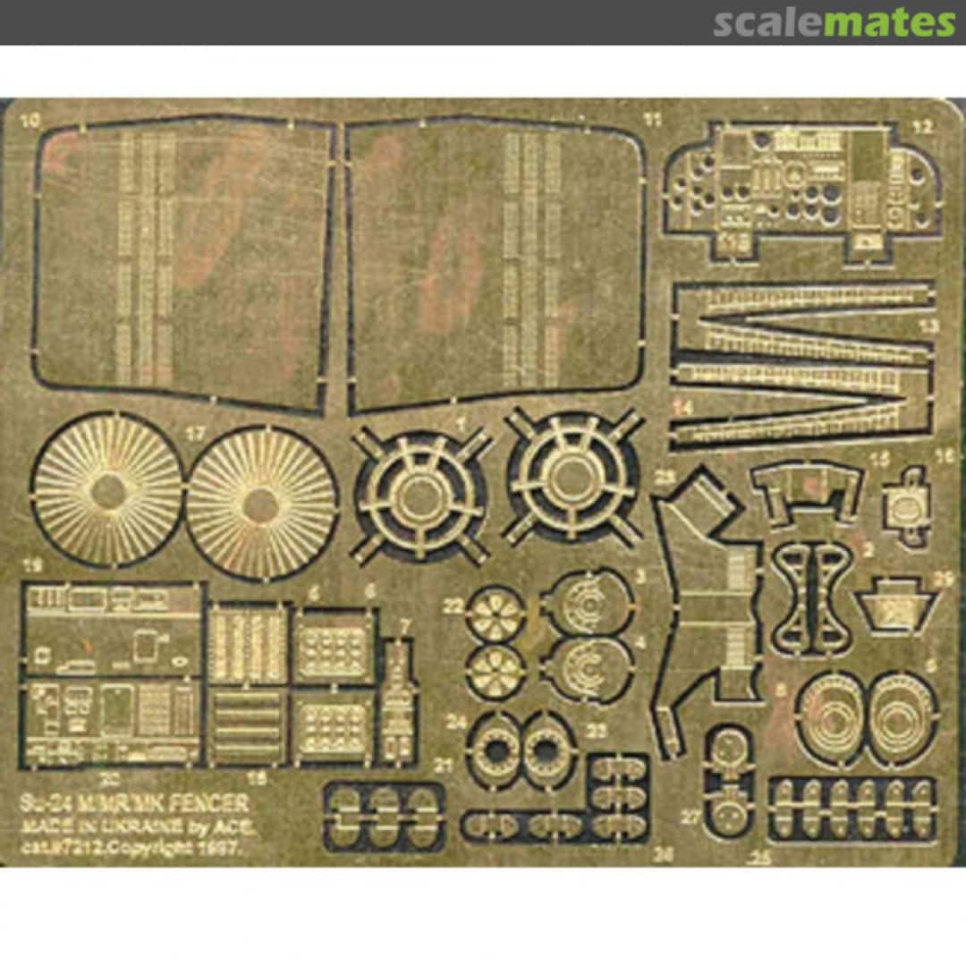Boxart Su-24 M/MR/MK Fencer 7212 ACE Boxart Su-24 M/MR/MK Fencer 7212 ACE