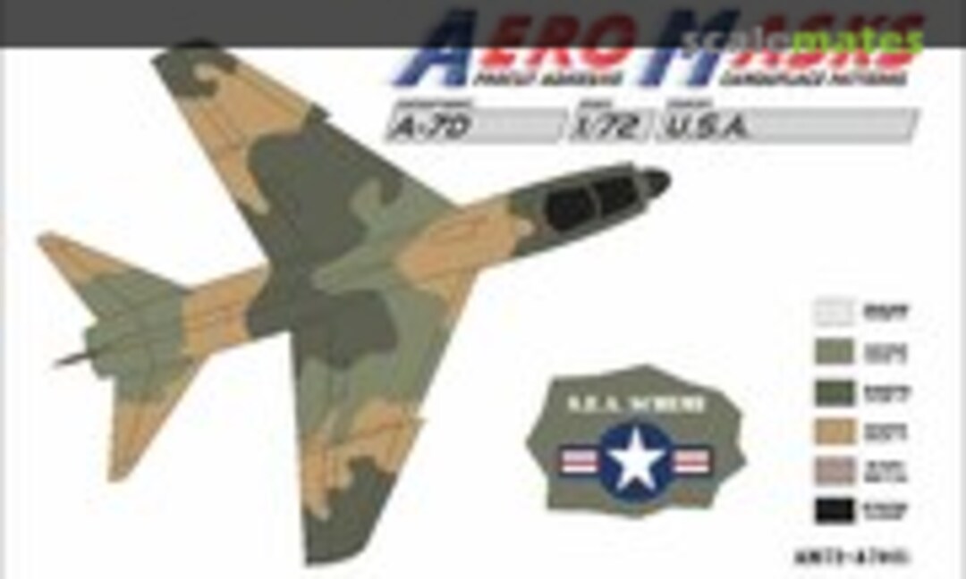 1:72 A-7D USA SEA Scheme (AeroMasks AM72-A701) AM72-A701