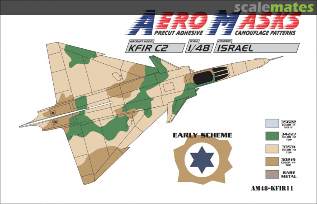 Boxart Kfir C2 Israel AM48-KFIR11 AeroMasks Boxart Kfir C2 Israel AM48-KFIR11 AeroMasks