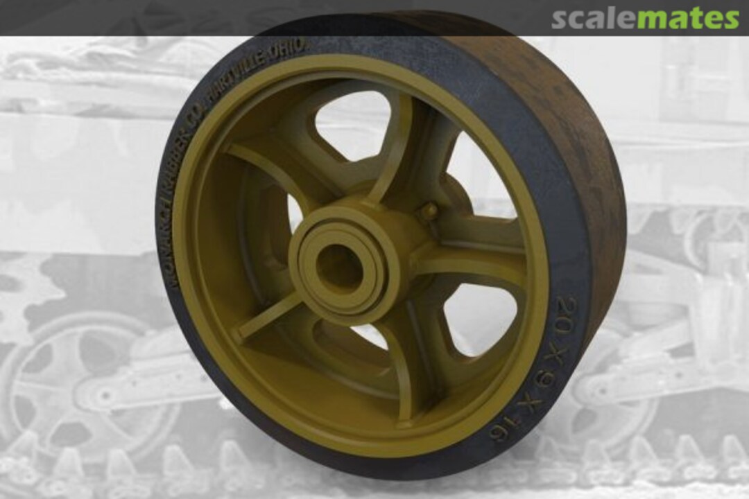 Boxart US TANK M3 LEE/ M4 SHERMAN VVSS "OPEN SPOKE" ROADWHEELS (D38501) SET 35022 Fury Models Boxart US TANK M3 LEE/ M4 SHERMAN VVSS "OPEN SPOKE" ROADWHEELS (D38501) SET 35022 Fury Models