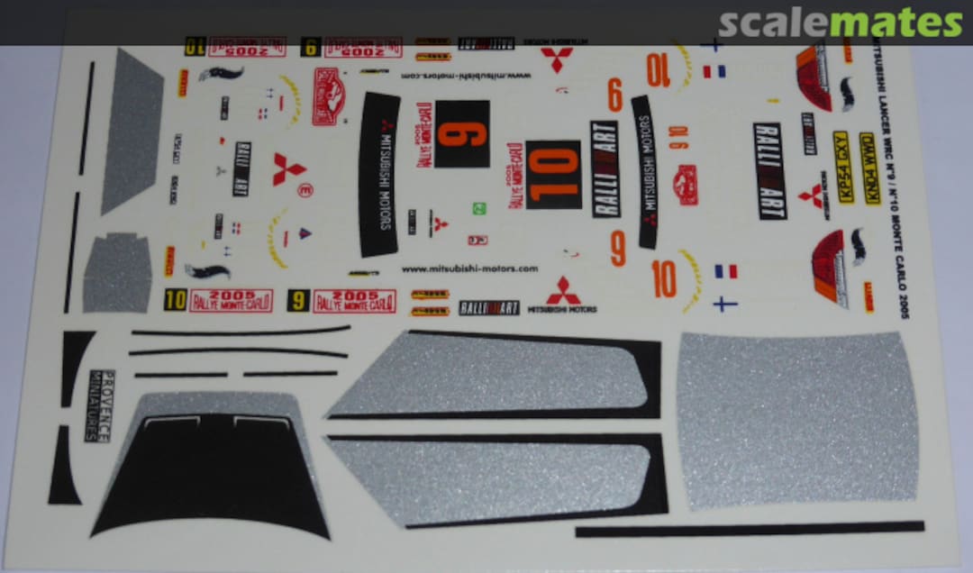 Boxart Mitsubishi Lancer WRC 05 Provence Miniatures Automobiles Boxart Mitsubishi Lancer WRC 05 Provence Miniatures Automobiles