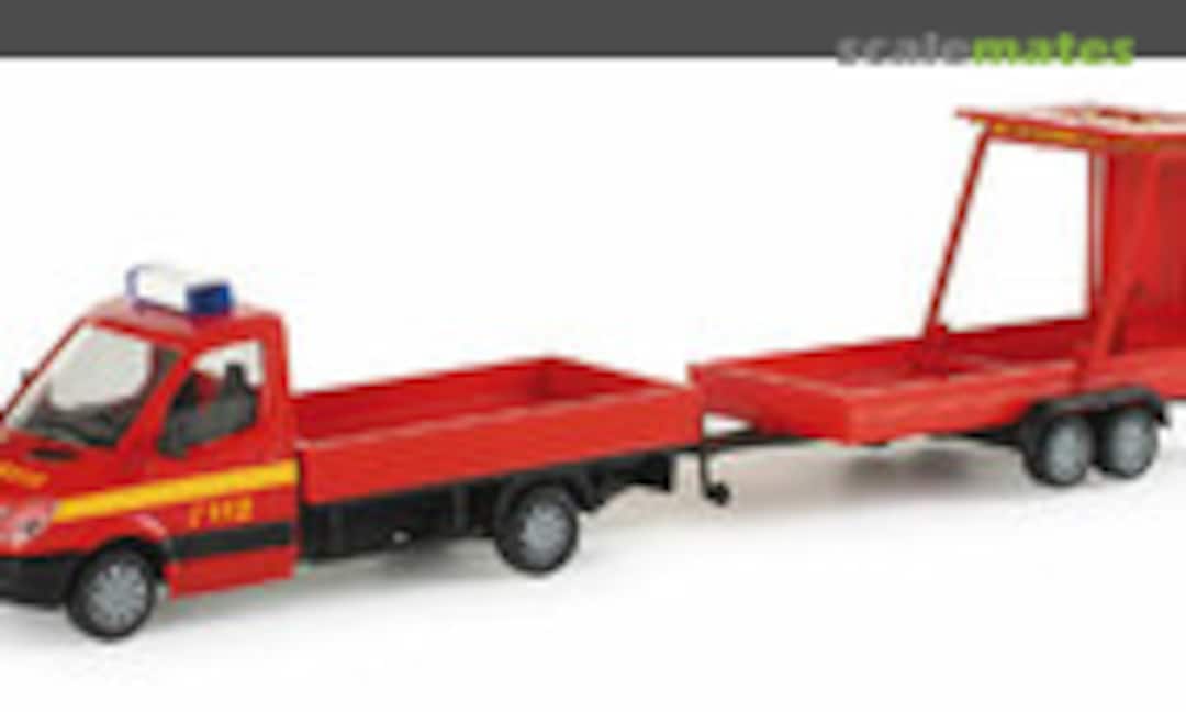 1:87 Mercedes Benz Sprinter Feuerwehr + Verkehrsabsicherung (Herpa 047326)