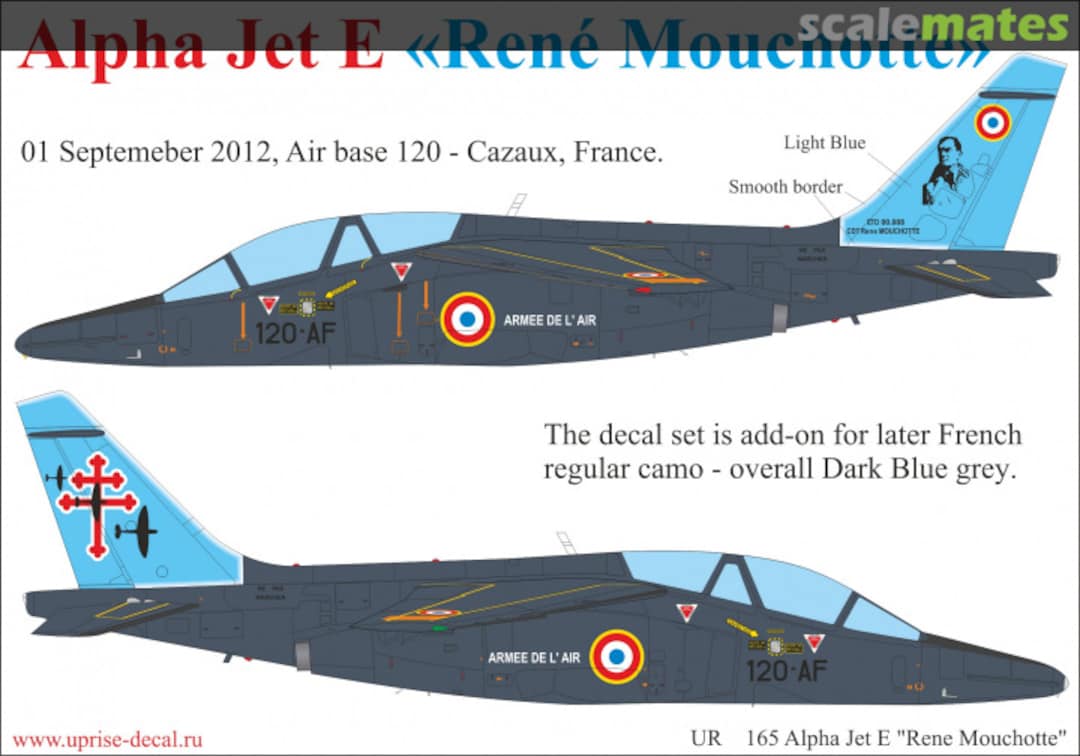 Boxart Alpha Jet E - «René Mouchotte» UR144165 UpRise Decal Boxart Alpha Jet E - «René Mouchotte» UR144165 UpRise Decal