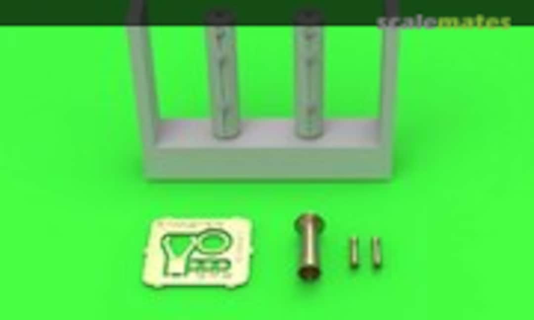 1:35 7TP MG wz.30 armored gun barrels and signal horn (Master GM-35-036)