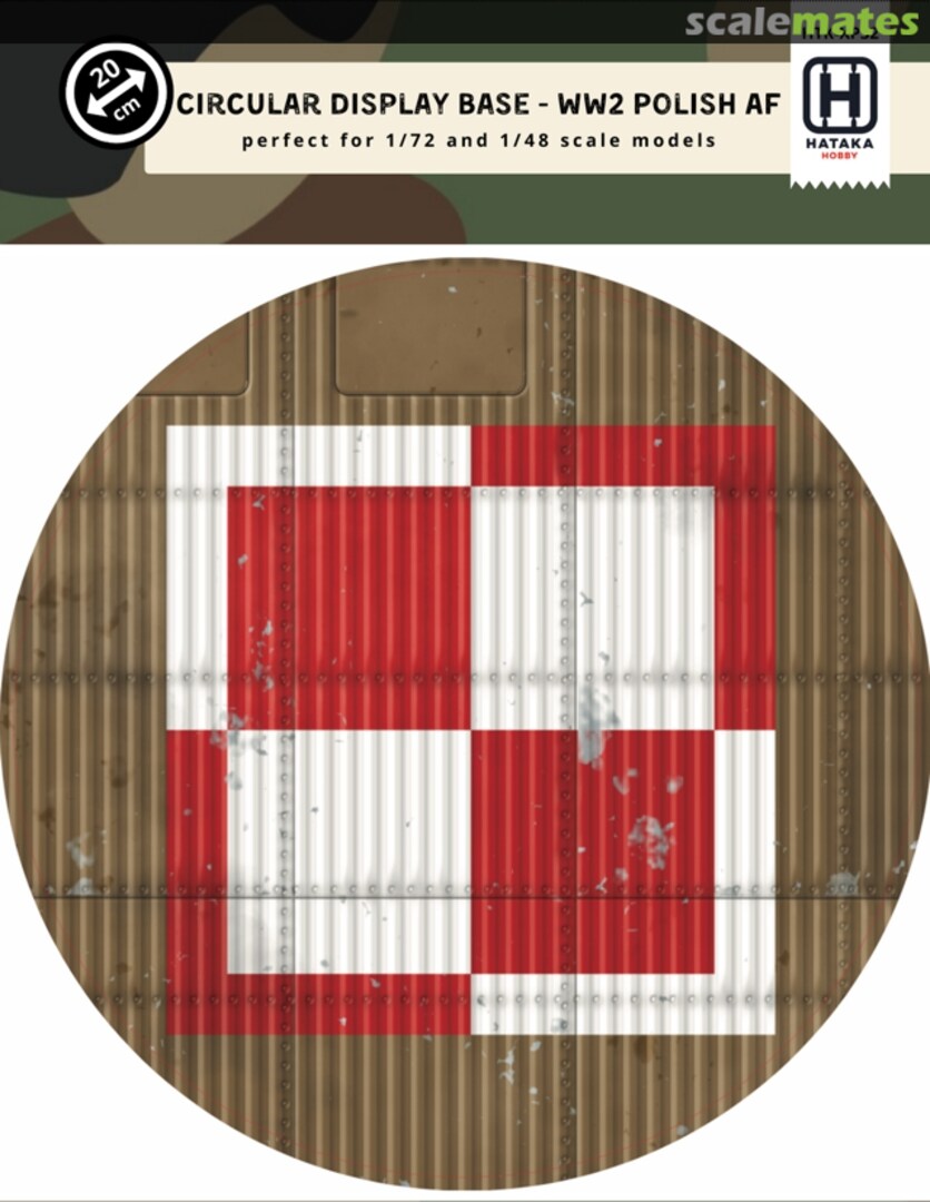 Boxart Circular Display Base WW2 Polish AF - 20cm HTK-XP32 Hataka Boxart Circular Display Base WW2 Polish AF - 20cm HTK-XP32 Hataka