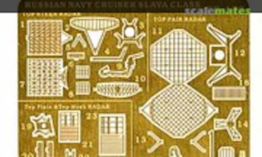 1:700 Photo-Etched Parts for Russian Navy Missile Cruiser Slava Class (Pit-Road PE-172) PE-172
