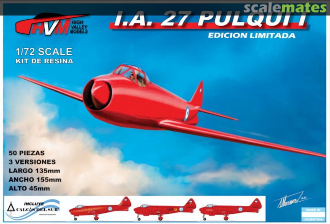 Boxart I.Ae. 27 Pulqui I 004 HVM Boxart I.Ae. 27 Pulqui I 004 HVM