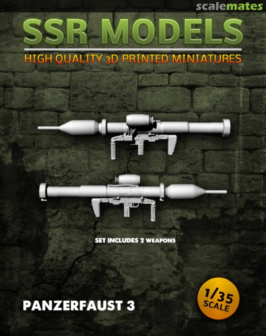 Boxart Panzerfaust 3 (2pcs) NA SSR Models Boxart Panzerfaust 3 (2pcs) NA SSR Models