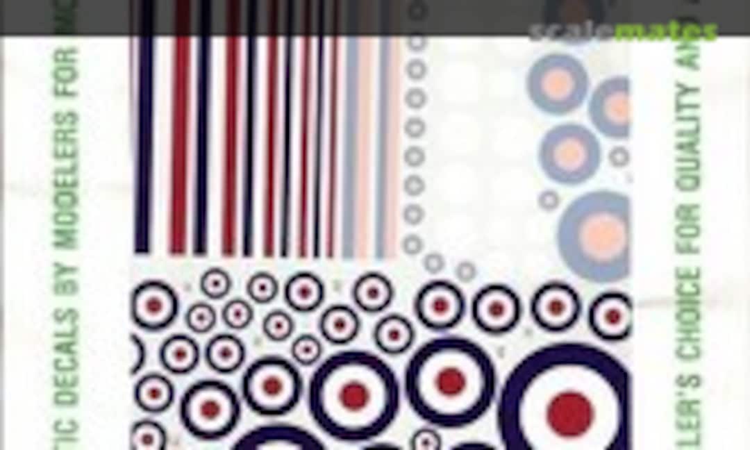 1:72 RAF D type roundels and Low Viz pink/pale blue roundels (Xtradecal X72-041) X72-041