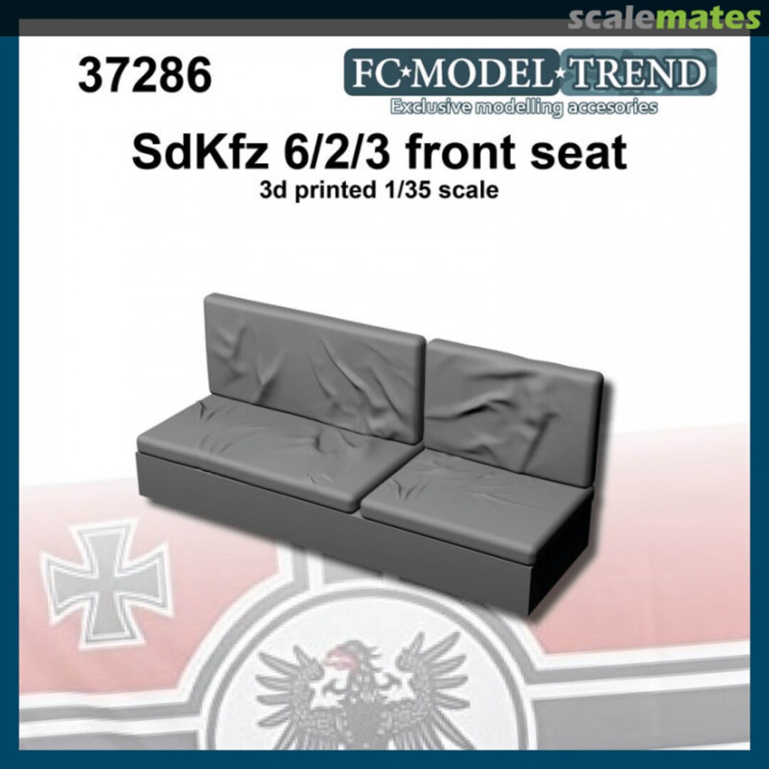 Boxart SdKfz 6/2, 6/3 front seats 37286 FC Model Trend Boxart SdKfz 6/2, 6/3 front seats 37286 FC Model Trend