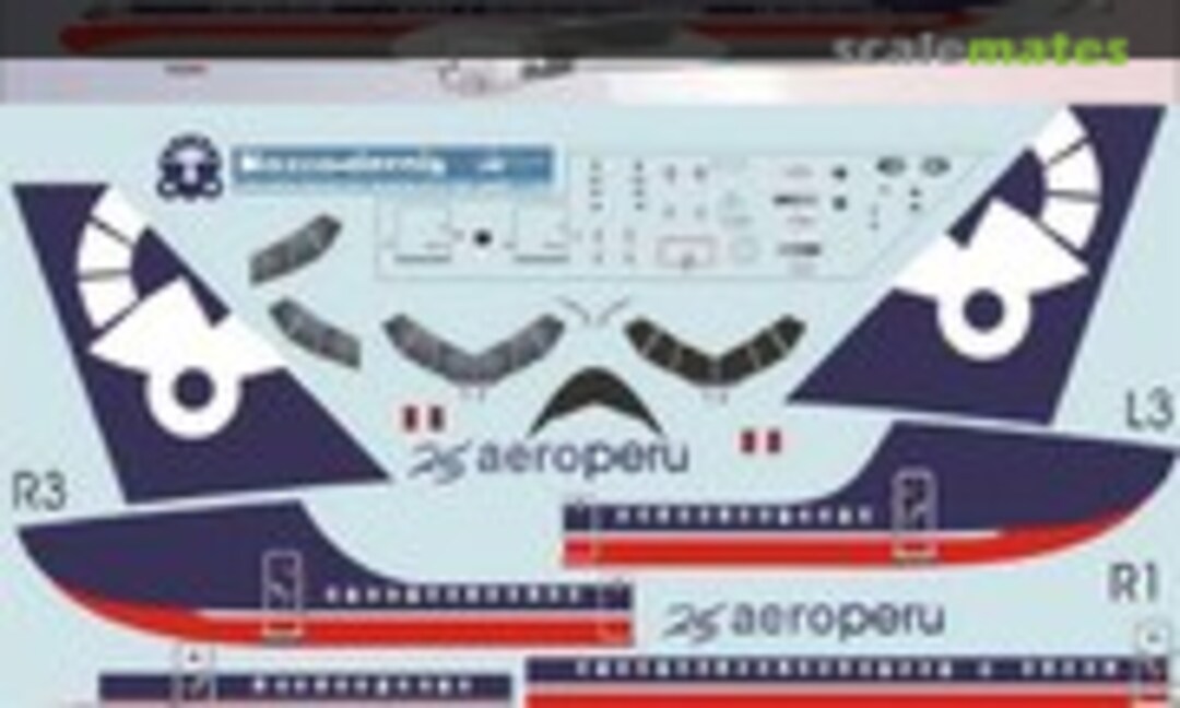 1:144 Aeroperú B757-200 (Nazca decals aep007) aep007