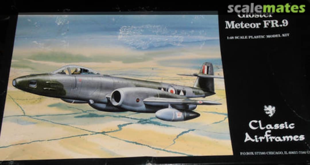 Boxart Gloster Meteor FR.9 457 Classic Airframes Boxart Gloster Meteor FR.9 457 Classic Airframes