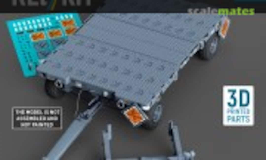 1:72 MHU-141M munitions trailer with flat bed/cargo platform (type 2) (3D Printed) (ResKit RSK72-0032) RSK72-0032