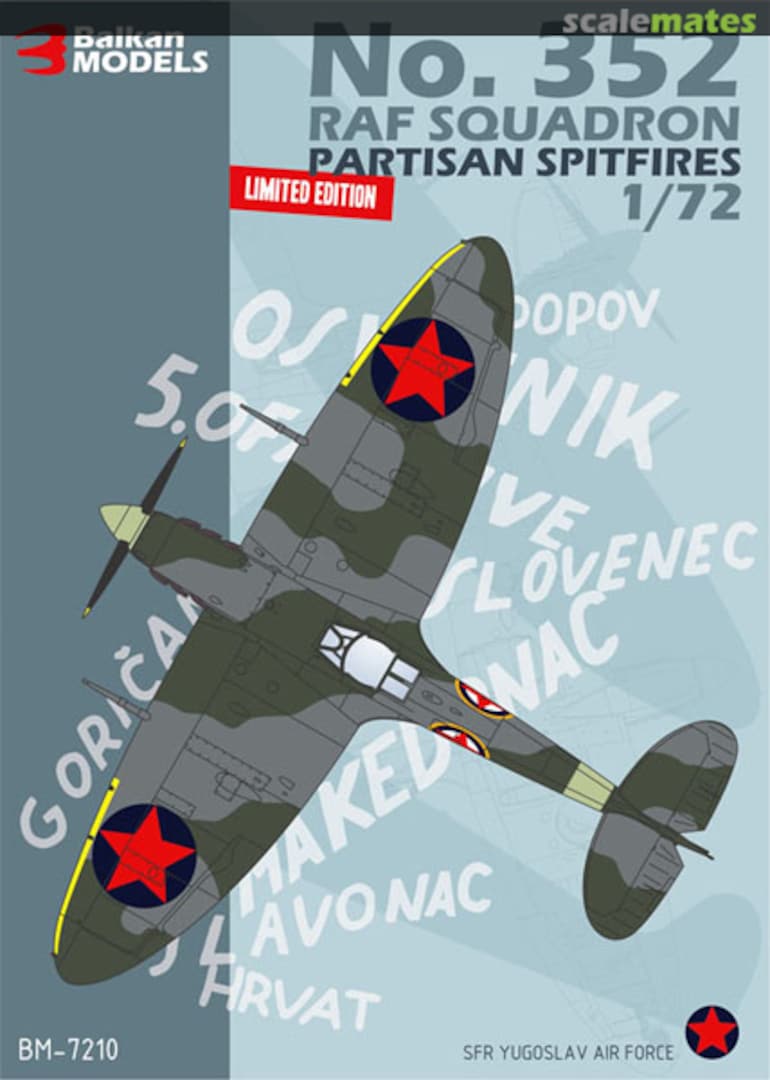 Boxart No.352 RAF Squadron BM-7210 Balkan Models Boxart No.352 RAF Squadron BM-7210 Balkan Models