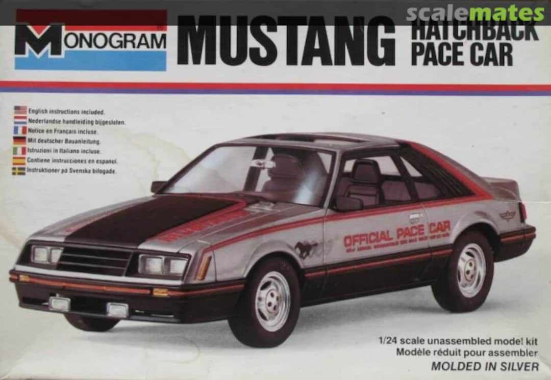 Boxart Mustang Hatchback Indy Pace Car 2250 Monogram Boxart Mustang Hatchback Indy Pace Car 2250 Monogram