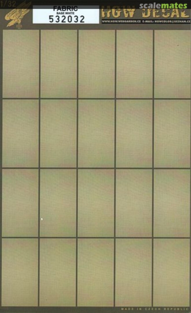 Boxart FABRIC - Base White Decal 532032 HGW Models Boxart FABRIC - Base White Decal 532032 HGW Models