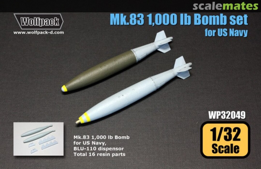 Boxart Mk 83 1,000 lb Bomb Set WP32049 Wolfpack Boxart Mk 83 1,000 lb Bomb Set WP32049 Wolfpack