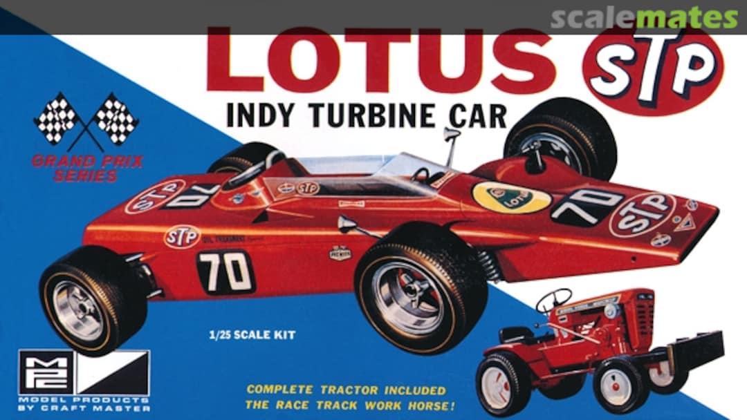 Boxart Lotus STP Turbine car 800-150 MPC Boxart Lotus STP Turbine car 800-150 MPC