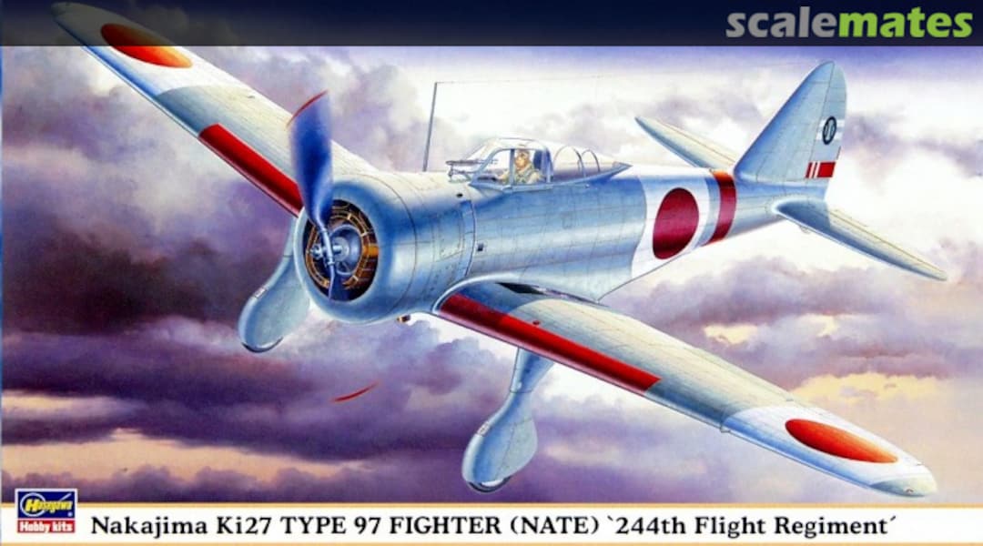 Boxart Nakajima Ki27 Type 97 Fighter (Nate) `244th Flight Regiment´ 09724 Hasegawa