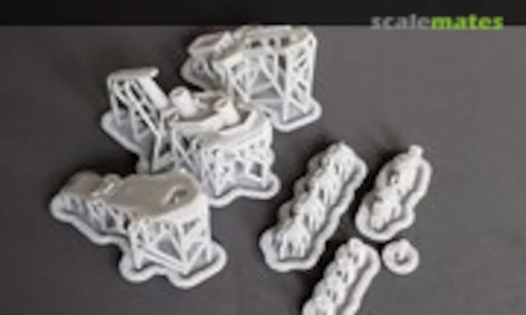 1:600 USS Los Angeles CA-135 Enclosed Bridges, 1963 (Model Monkey 600-CA135 1963) 600-CA135 1963