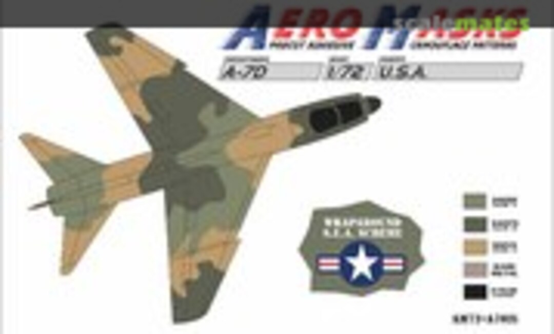 1:72 A-7D USA Wraparound SEA Scheme (AeroMasks AM72-A702) AM72-A702