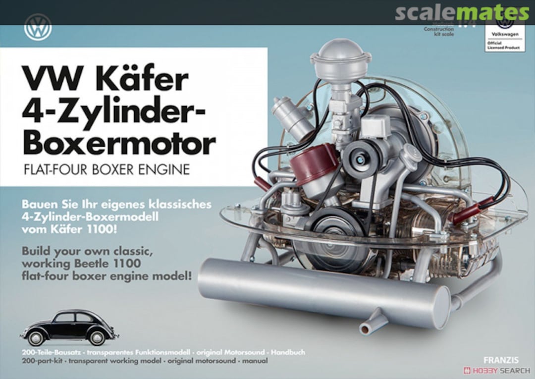 Boxart VW Käfer 4-Zylinder-Boxermotor EITFVWFF020 Franzis Boxart VW Käfer 4-Zylinder-Boxermotor EITFVWFF020 Franzis