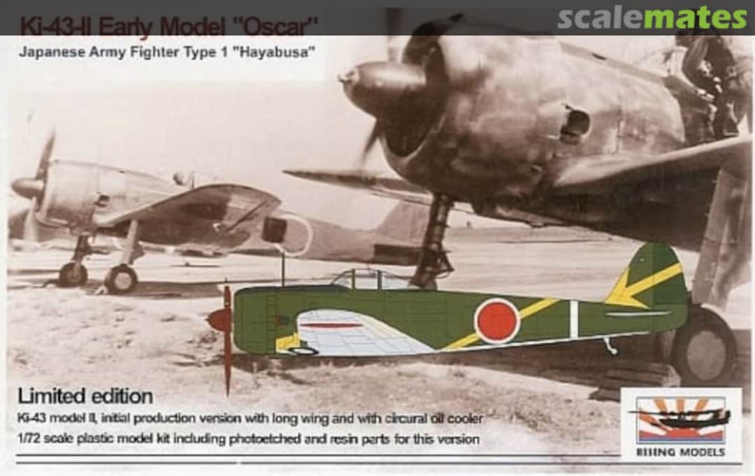 Boxart KI-43-II Early Model "Oscar" RM-01 Rising Models Boxart KI-43-II Early Model "Oscar" RM-01 Rising Models