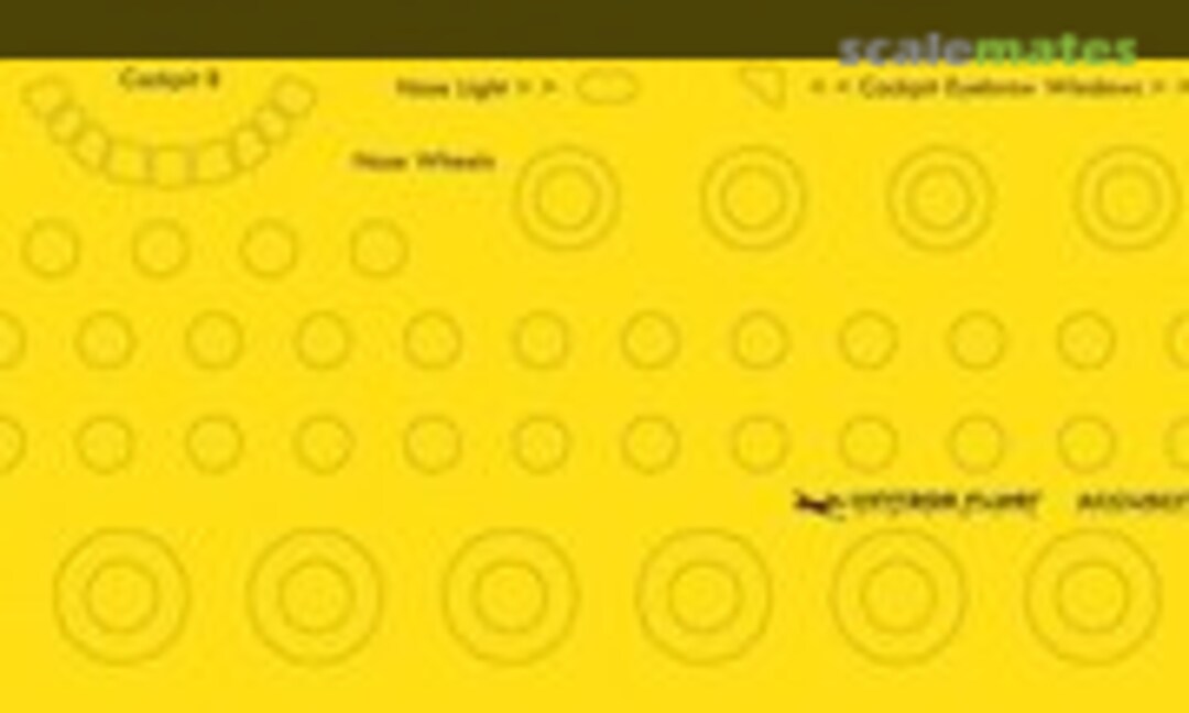 1:72 Heller L-749 Window Mask Set (Vintage Flyer Decals PM072-H749)